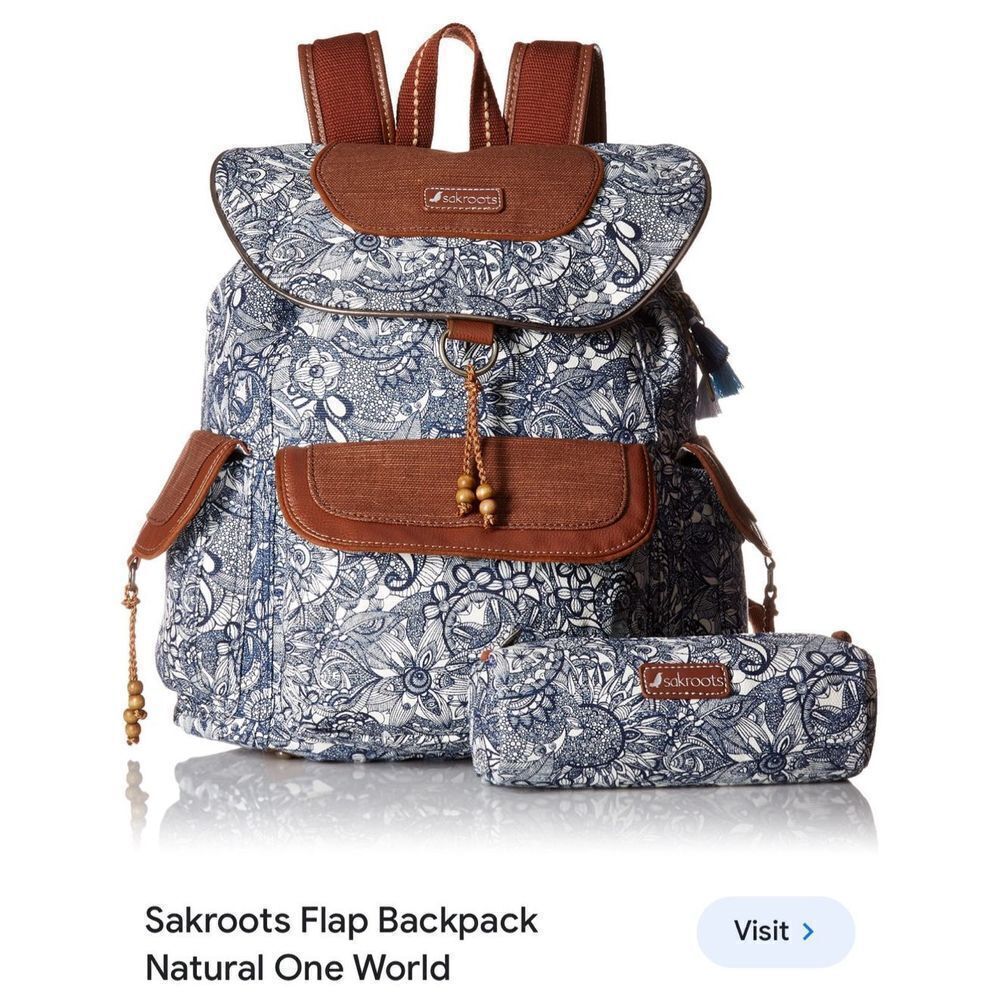 SAKROOTS Natural Flap Backpack